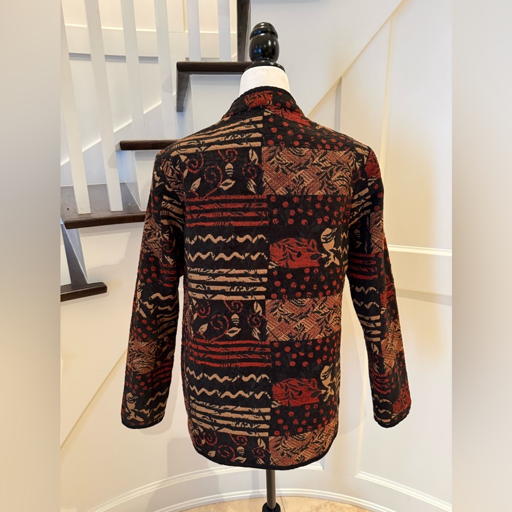 Boho Tapestry Jacket, Size L - Picture 10 of 12